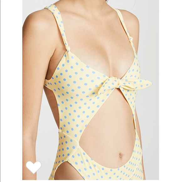NWT For Love and Lemons 🍋 Limoncello Swimsuit Bathing suit One Piece - Picture 6 of 7